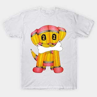 Pencil Puppy Drawing T-Shirt